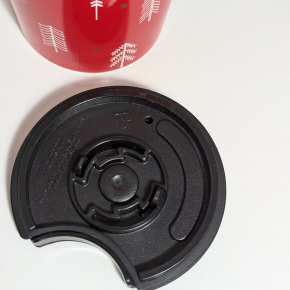 Starbucks Holiday Christmas Red Ceramic Tumbler - Picture 2 of 9